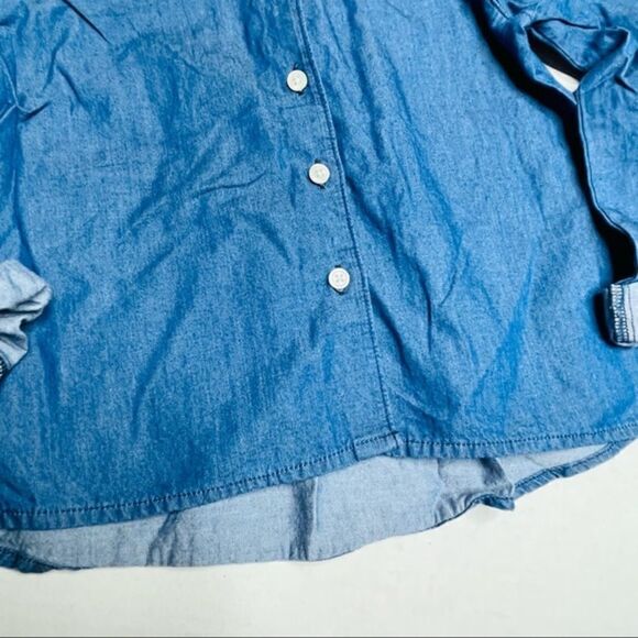 joe Fresh NWOT Chambray Button Down Toddler Shirt - Picture 2 of 9